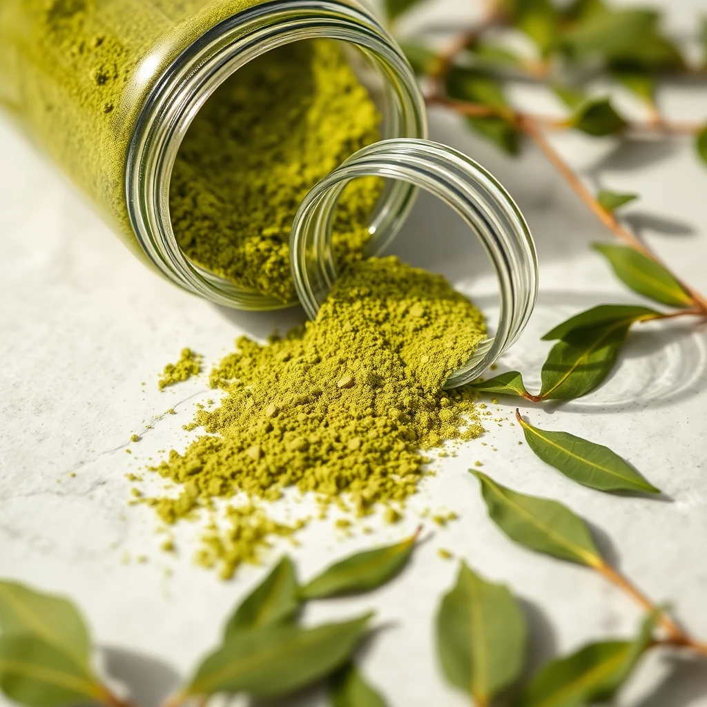 Natural moringa products and workspace